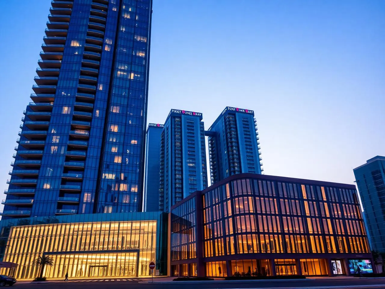Smart apartment tower with building management system in Business Bay, Dubai